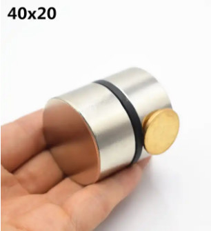 N52 40x20mm 초강력 라운드 희토류 강력한 스피커 디스크 NdFeB 자석